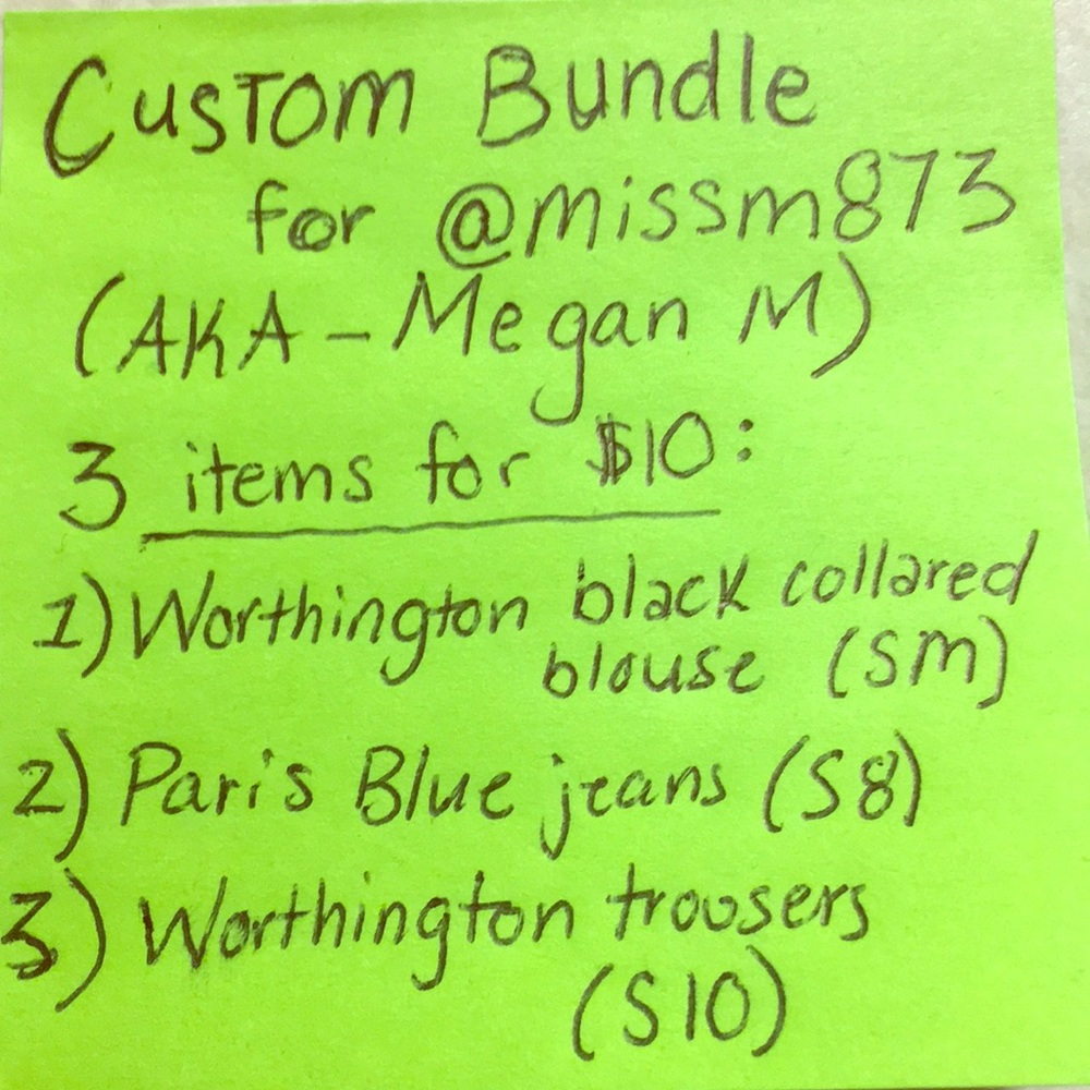 Custom bundle for Megan ❤️